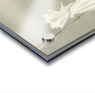 A bird with narcissus flowers and a hay bundle 1900-1930 by Ohara Koson 1877-1945. Acrylic print