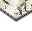 Two collies in snowy landscape 1900 - 1930 by Ohara Koson 1877-1945. Impression Acrylique