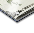 Japanese wagtail at waterfall 1900 - 1930 by Ohara Koson 1877-1945. Acrylic print