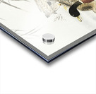 Three ducks in shallow water with reeds 1900 - 1930 by Ohara Koson 1877-1945. Acrylic print