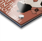 The Boston Sunday Herald 1895–1901 vintage poster of a woman reading a newspaper in art nouveau style by Ethel Reed.  Acrylic print