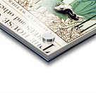 The House of the Trees ca.1895 vintage poster of a woman seated on lawn by Ethel Reed. Acrylic print