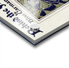 Behind the Arras 1895 vintage poster of a woman by Ethel Reed.  Acrylic print