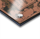 Poster showing illustrated flowers 1895 print by Ethel Reed.  Acrylic print