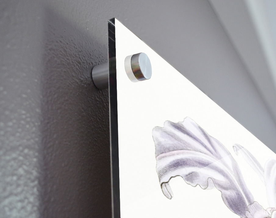 Crimson-lipped cattleya from Edwards Botanical Register 1829-1847  by Sydenham Edwards John Lindley and James Ridgway. Acrylic print of