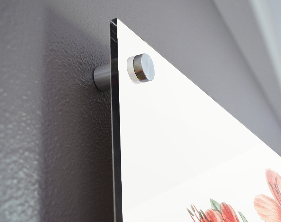 The brick-red Chinese azalea from Edwards Botanical Register 1829-1847  by Sydenham Edwards John Lindley and James Ridgway. Acrylic print of