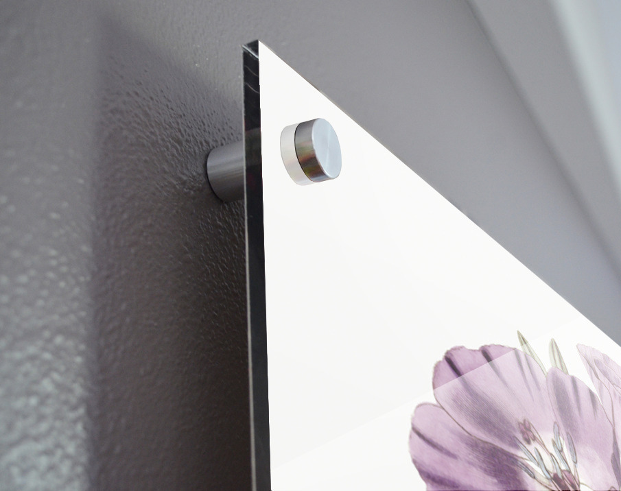 Large Purple Chilian Evening Primrose from Edwards Botanical Register 1829-1847  by Sydenham Edwards John Lindley and James Ridgway. Acrylic print of