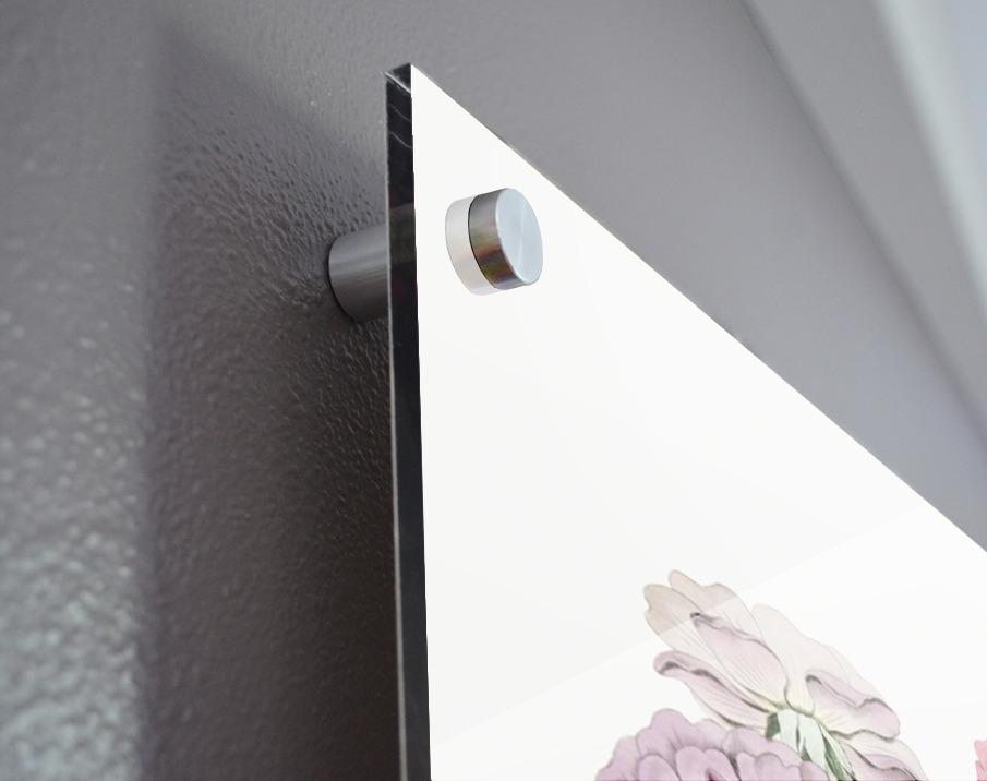 The seven sisters rose from Edwards Botanical Register 1829-1847  by Sydenham Edwards John Lindley and James Ridgway. Acrylic print of