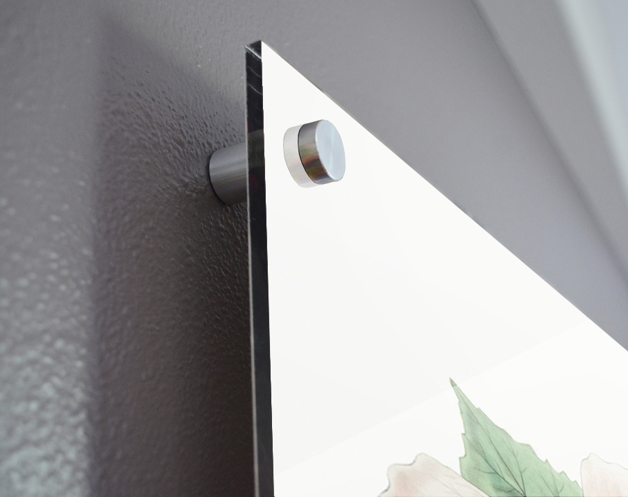 Marsh hibiscus from Edwards Botanical Register 1829-1847  by Sydenham Edwards John Lindley and James Ridgway. Acrylic print of