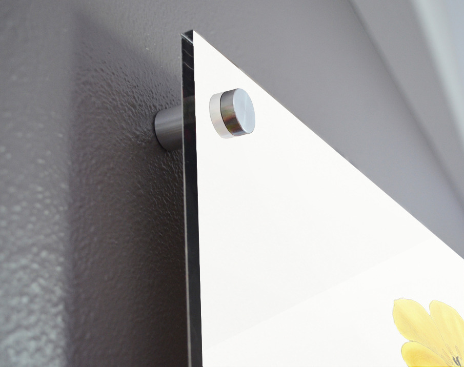 Long-stalked ledocarpum from Edwards Botanical Register 1829-1847  by Sydenham Edwards John Lindley and James Ridgway. Acrylic print of