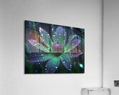 A glowing ultraviolet punk flower By ISHISH Acrylic Print