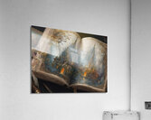 Fantasy Fable Ghost Book By ISHISH Acrylic Print