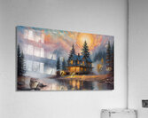 Whispering Clouds By ISHISH Acrylic Print