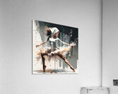 Hooded Ballerina By ISHISH Acrylic Print
