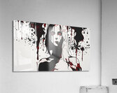 Blood Splashes Across Her Face By ISHISH Acrylic Print