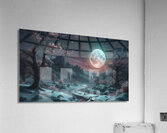 Magical Spring Moon By ISHISH Acrylic Print