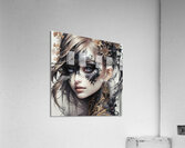 A  Gorgeously Drawn Face By ISHISH Acrylic Print