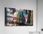 Ancient Stone Monolith Sphere By ISHISH Acrylic Print