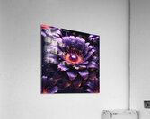 Glowing Ultraviolet Punk Flower By ISHISH Acrylic Print