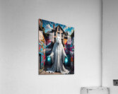 A Graffiti Ghost Mural By ISHISH Acrylic Print