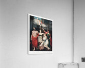 Flora Aesculapius Ceres with Cupid Honoring the Bust of Linnaeus Acrylic Print