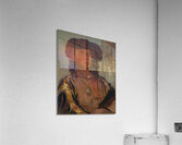 Ha-wón-je-tah One Horn Head Chief of the Miniconjou Tribe Impression acrylique