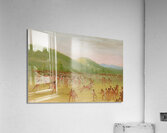 Ball-Play of The Choctaw–Ball Down 1834-1835 Acrylic Print