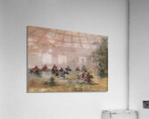 Comanche War Party Mounted On Wild Horses 1834-1837 Acrylic Print