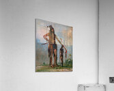 Ka-Bés-Hunk He Who Travels Everywhere a Warrior 1835 Acrylic Print