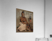 Eh-Toh’k-Pah-She-Pée-Shah Black Moccasin Aged Chief 1832 Impression acrylique