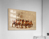 Snowshoe Dance At The First Snowfall 1835-1837 Acrylic Print