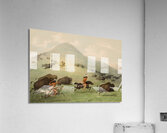 Buffalo Hunt Horseback 1844 Acrylic Print