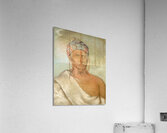 Lay-láw-she-kaw Goes Up the River an Aged Chief 1830 Acrylic Print