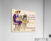 Post Office Telegraphists at War Work – Telegraph Less 2 Acrylic Print