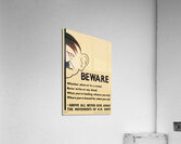 Beware Acrylic Print