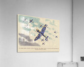 The Famous British ‘Spitfires’ Flying in Formation  Acrylic Print