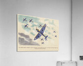 The Famous British ‘Spitfires’ Flying in Formation  Acrylic Print
