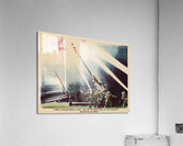 A British Anti-Aircraft Battery in Action Acrylic Print