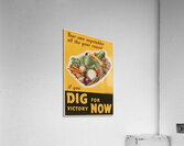 Your Own Vegetables all the Year Round…if You Dig for Victory Now Acrylic Print