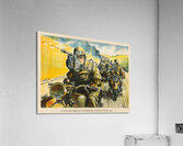 ‘Hurricanes’ of the Royal Air Force Cooperating with the Russian Air Force – Back Them Up! Acrylic Print