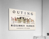 Outing edited by Caspar Whitney ca. 1890-1900  by Edward Penfield Impression acrylique