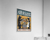 Vintage Ayers Cherry Pectoral Poster ca. 1890-1907 by Edward Penfield Acrylic Print