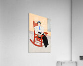 Young Woman Seated in a Red Rocking Chair ca. 1895-1900 by Edward Penfield Acrylic Print