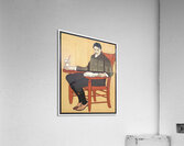 Man sitting in a chair during 19th-20th century by Edward Penfield Acrylic Print