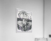 Vintage magazine cover ca. 1890-1907 by Edward Penfield Acrylic Print