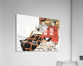 Man and woman sitting together 1897 by Edward Penfield Acrylic Print