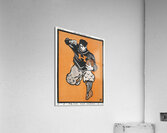 American football player 1901 by Edward Penfield Acrylic Print