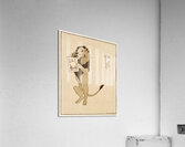 Lion and a book 1894 by Edward Penfield Acrylic Print