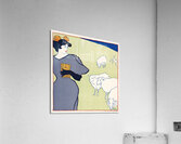 Woman and sheep 1895 by Edward Penfield Acrylic Print
