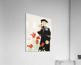 Man in academic dress 1895 by Edward Penfield Acrylic Print